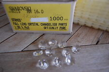 Vintage Swarovski Octagon Oktagon crystal 8015 16mm 1loch Kronleuchter Lüster 