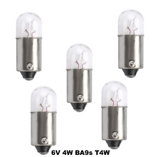 5x Tachoglühbirne  6V 4W BA9s Glühlampe Glühbirne Kugellampe  7B632p