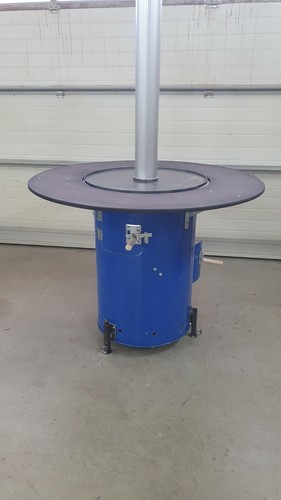 Grill feuertonne stehtisch - feuertonne,