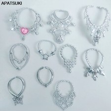 10pcs/lot Multi-style Mode Halskette für Barbie-Puppe Dekoration Kette Zubehör