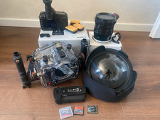 Unterwasser-Kamera Ikelite Canon 5D MK2, 2 Objektiv-Domes, OVP mit viel Zubehör