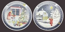 2 Villeroy & Boch Weihnachtsteller Weihnachtsschale Wandteller