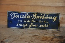 Altes blechschild 30er - altes, 20/30er