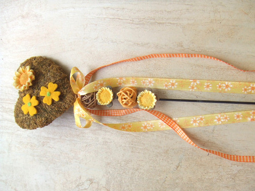 Gartenstecker moosherz mit - moosherz,