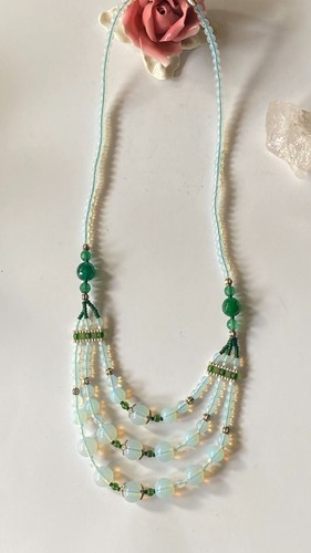 Collier edelstein achat - collier,