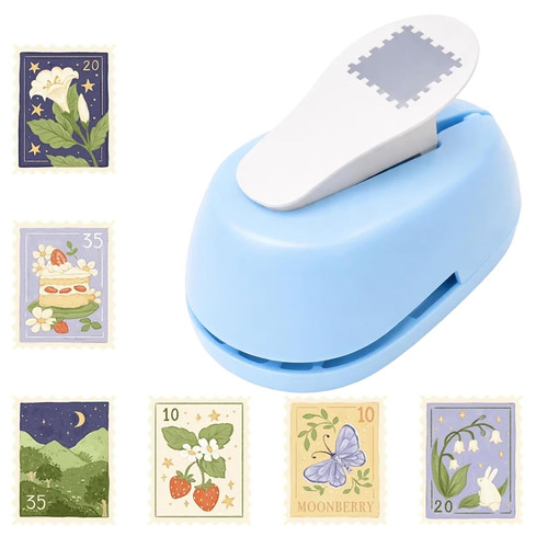 Briefmarken und papierstanzer - briefmarken,