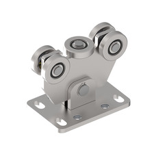 Schiebetorlaufwerk Laufwagen Schiebetor Laufwerk Stahl Verzinkt Profil 60x60