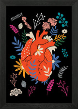 Anatomisches Herz Blumen