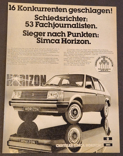 B58 chrysler simca horizon - simca,