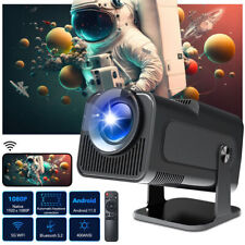 LED 4K 1080P Projektor  5G WLAN Heimkino Beamer 10000 Lumen Android TV HDMI USB