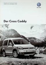225384) VW Cross Caddy - Preise & t. Daten & Ausstattungen - Prospekt 05/2013
