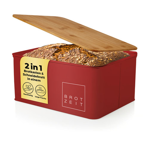 Brotkasten metall 30x23x14cm - metall,