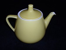 50er Jahre Teekanne Villeroy Boch Luxembourg gelb 700 ml Keramik ofenfest, TOP!