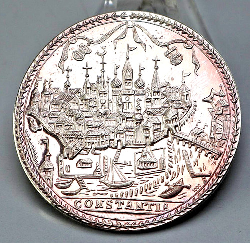 Tolle medaille konstanz 1724 - tolle, medaille: