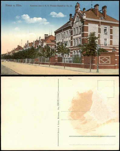 Riesa strassen ansicht kaserne - riesa,