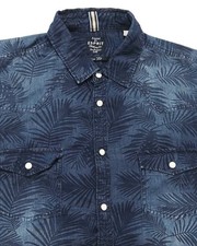 Esprit Herren Jeans Hemd Größe L Slim Fit Western Style N882