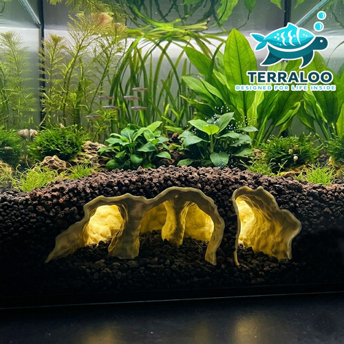 Atlantis cave aquarium - cave,