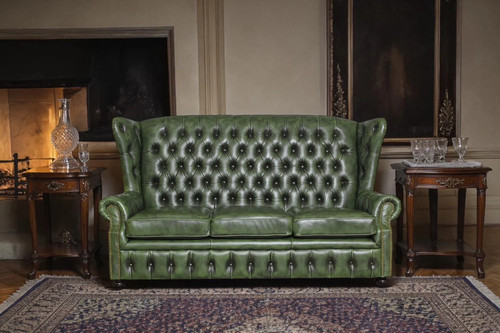 Chesterfield 3er sofa nora - chesterfield,