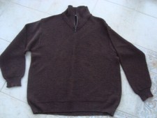 Herren-Pullover Größe 54, Marke Enzo Lorenzo,  Wollmischung,  braun
