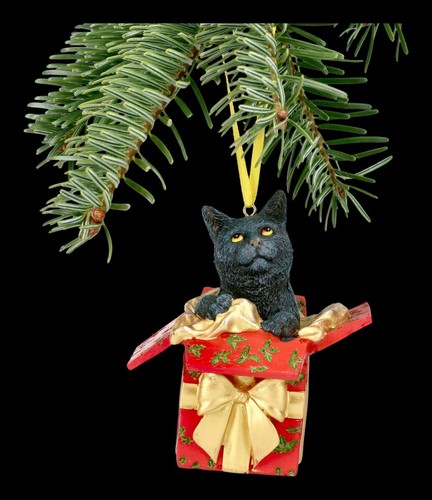 Christbaumschmuck katze aus - christbaumschmuck,