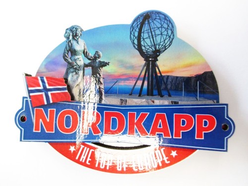 Nordkapp holz souvenir - 3d,