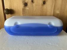 Tupperware A23 Kolumbus Blau / Weiß 10 Eier leicht Kaputt Ersatzteil NR