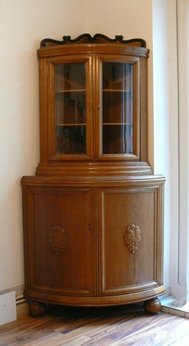 Eck vitrine eckschrank - vitrine,