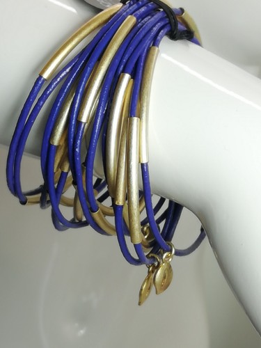 Armband leder violet sence - armband,