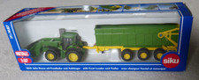 Siku Modell M87 1843 Trecker Schlepper John Deere mit Anhänger - 1:87 OVP