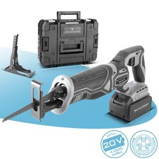 STAHLWERK Brushless Akku Säbelsäge BRS-20 ST Reciprosäge Universalsäge 20V 4Ah