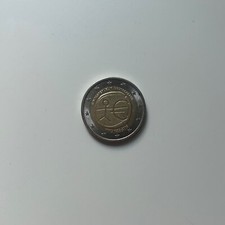 2€ Strichmännchen Münze J
