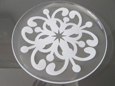 Ikea Glasteller Glas Kuchen Plätzchen Servier Teller Platte Weihnachten 27 cm