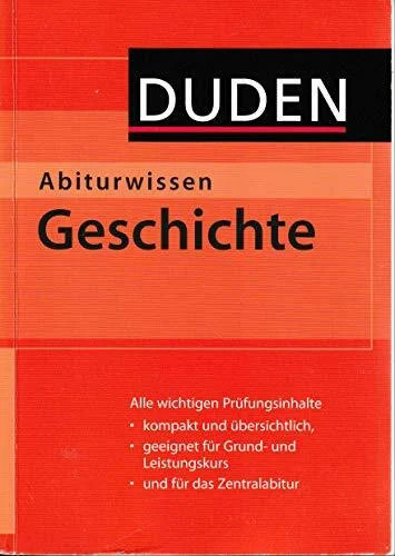 Duden abiturwissen geschichte - duden,