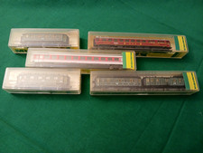 Minitrix-Personenwagen, Spur N, Konvolut von 5 Personenwagen