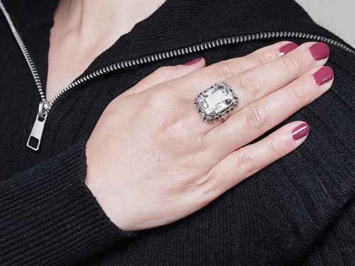 Citrin 830 silber ring mit - citrin-830,