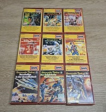Commander Perkins 1-9 komplett Europa Kassette MC Hörspiel schwarz gelb