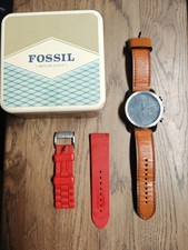 Fossil Nate JR1400 Armbanduhr für Herren mit Extraarmband