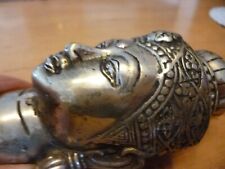 Buddah Kopf/Büste, Skulptur aus Kupfer/Messing,Zinn, sehr guter Zustand