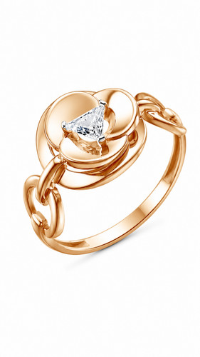 14k 585 rotgold ring r121 - 585,