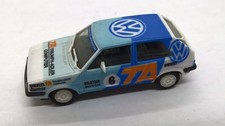 Herpa Volkswagen VW Golf 2 19E GTI 2-türig weiß blau Rallye TA Triumph Adler (60