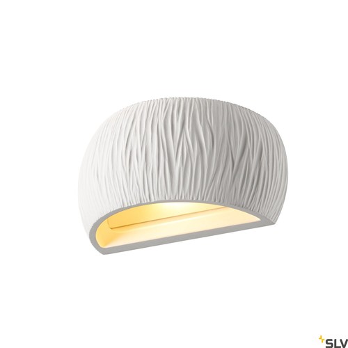 Weiß gipslampe moderne - weiß,