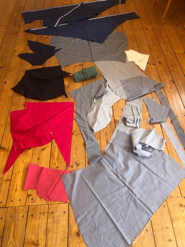 Konvolut stoffe restepaket - stoffe,