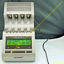 VOLTCRAFT CM-410, Netz Ladegerät für NiMH, NiCd, NiZn Akkus in AA und AAA Größe