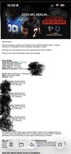 NFL Tickets Berlin, 09.11.2025, 4 Stück, Nebeneinander