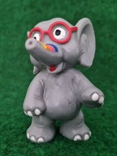 Werbefigur - Elefant mit roter Brille - von Bully 7cm