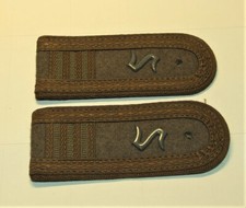 NVA Paar original Schulterklappen Offiziersschüler Felddienst 4. Studienjahr