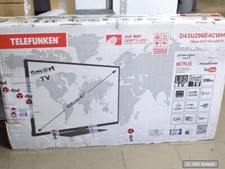 43" Telefunken D43U296E4CWH 4K UHD LED Fernseher Triple Tuner WLAN 60Hz HDR HDMI
