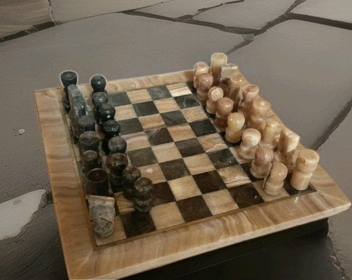 Schach onyx marmor schwer - schach,