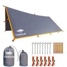 Tarp 3x5m 🏕️Uxellus Zeltplane Sonnensegel Sonnenschutz Wasserdicht Ripstop