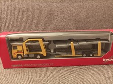 Herpa 1:87 in OVP; 156837 MB Actros L Eurolohr Autotransporter-Hängerzug "ADAC"